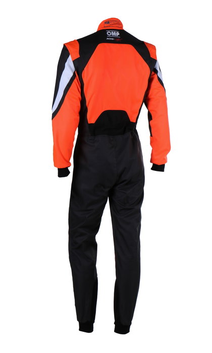 Omp Traje de Carreras Karting KS-3X FIA 8877-2022 Niño Negro / Naranja Fluo Talla 160