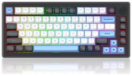 Redragon K607 APS PRO Teclado Gaming Inalámbrico Low Profile RGB Switches Azules Layout Español