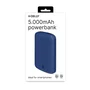 Celly PBE5000EVOBL Power Bank Batería Externa 5000 mAh Litio Azul, Carga Rápida 10W USB-C