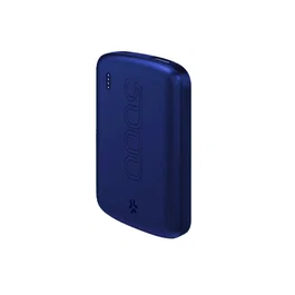 Celly PBE5000EVOBL Power Bank Batería Externa 5000 mAh Litio Azul, Carga Rápida 10W USB-C