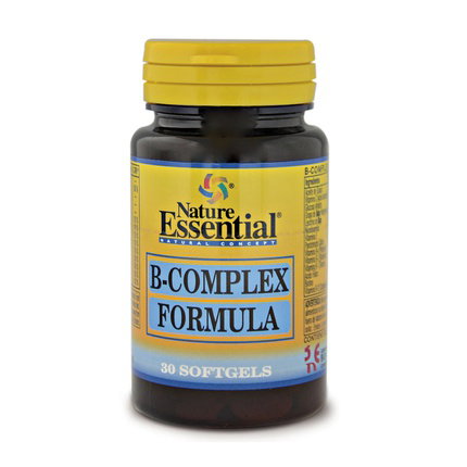NATURE ESSENTIAL B-complex fórmula 500 mg, 30 perlas