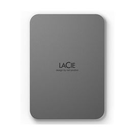 LaCie 4TB Mobile Drive Secure Disco Duro Externo USB-C 3.2 5 Gbit/s Gris