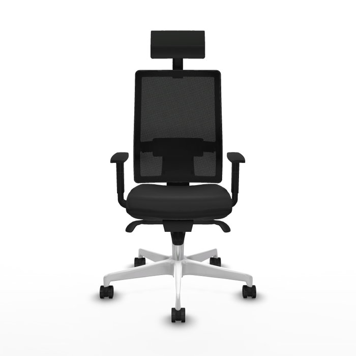 PIQUERAS Y CRESPO Silla de oficina Horna con mecanismo Sincro Negro