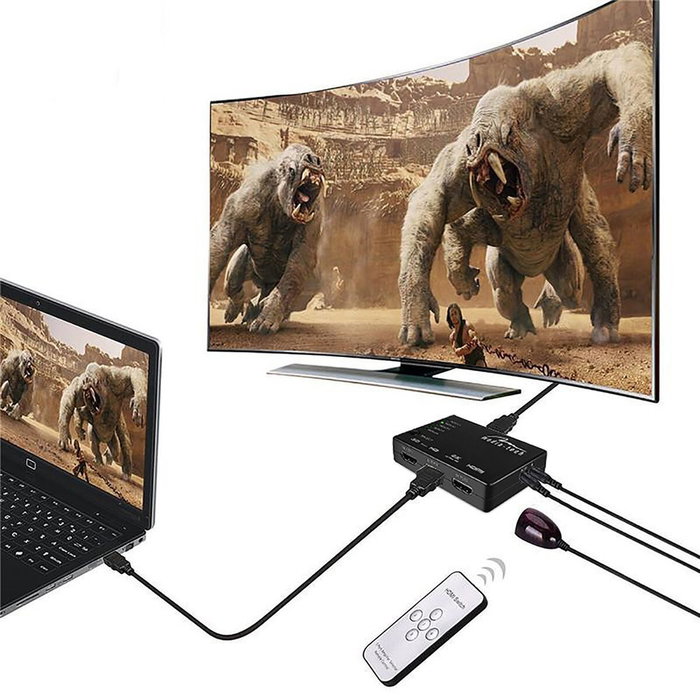 Mediatech mt5207 switch 5x hdmi 4k mt5207
