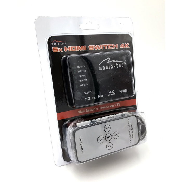 Mediatech mt5207 switch 5x hdmi 4k mt5207