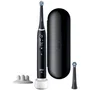 Braun Oral-B iO 6 Cepillo Dental Eléctrico Recargable Negro con 2 Recambios Cabezal y Estuche de Viaje