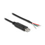 DeLOCK Cable adaptador USB 2.0 Tipo-A a serie RS-485, 0,5 m