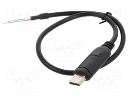 DeLOCK Adaptador USB 2.0 Tipo-A a RS-485 con 3 extremos de cable abiertos, 0,5 m