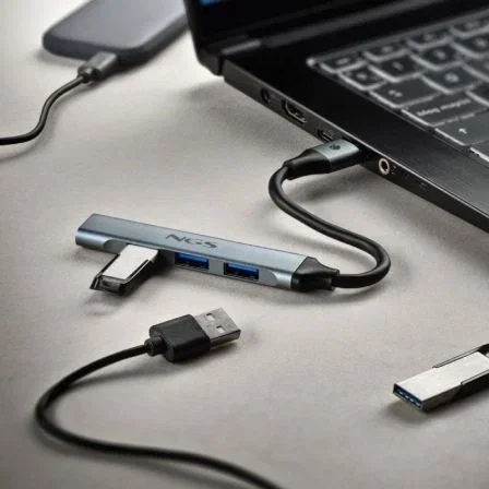 NGS Hub USB 4 Puertos: 1 USB 3.2, 3 USB 2.0
