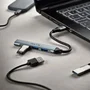 NGS Hub USB 4 Puertos: 1 USB 3.2, 3 USB 2.0