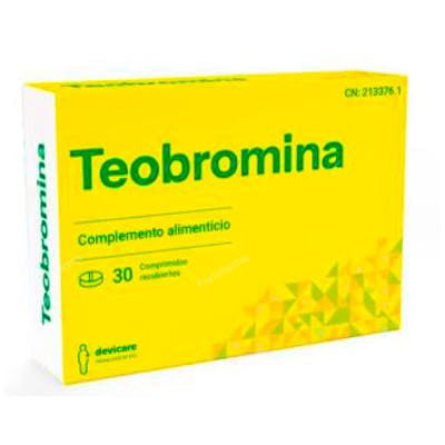 DEVICARE Teobromina 200mg 30 comprimidos para prevención y disolución de cálculos renales de ácido úrico DEVICARE Teobromina 200mg 30 comprimidos para prevención y disolución de cálculos renales de ácido úrico