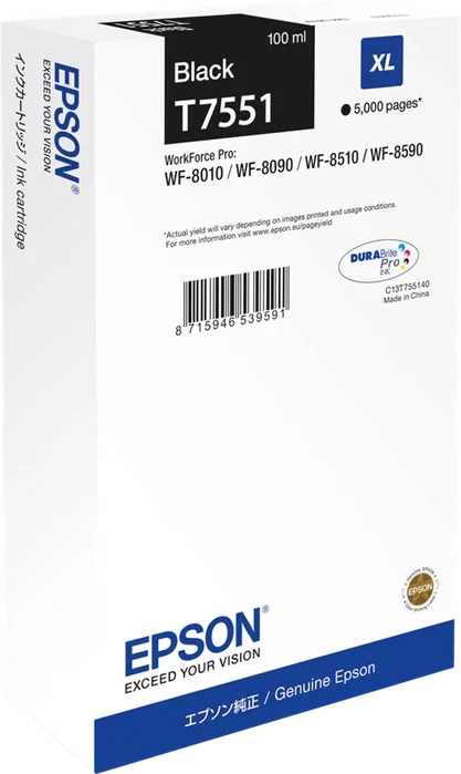 Epson Cartucho Negro XL C13T75514N