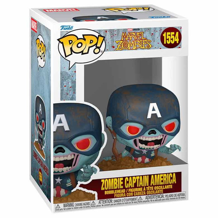 Funko Marvel Zombies POP! Captain America Figura de Vinilo