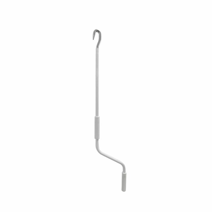Micel Manivela para toldo modelo TLD06 de acero, acabado blanco, 1200 mm