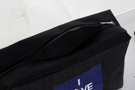 DKD Home Decor Neceser Moderno Negro Blanco 8 x 14 x 20 cm