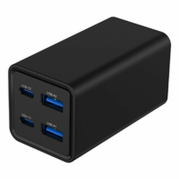 Gembird TA-UC-2A2C-PD65-01-BK Cargador Universal 65W GaN Negro Gembird TA-UC-2A2C-PD65-01-BK Cargador Universal 65W GaN Negro