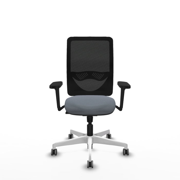 PIQUERAS Y CRESPO Silla de oficina Zulema con mecanismo Sincro, Gris y Negro PIQUERAS Y CRESPO Silla de oficina Zulema con mecanismo Sincro, Gris y Negro