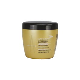 Artistic Hair Mascarilla Nutri Care 500ml con Oro, Queratina y Quinua para Nutrición y Desenredo
