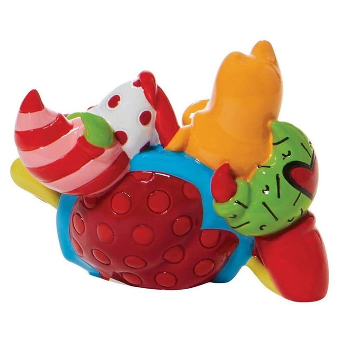 Enesco Figura Disney La Sirenita Sebastian Estilo Britto 9cm Hecha y Pintada a Mano en Resina