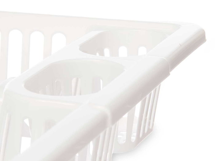 Kinvara Escurreplatos Grande Blanco 45.5x36.5x8 cm Plástico (Set de 12)