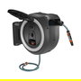 Gardena P4A S w 40m 2.5Ah/18V Enrollador de manguera con batería XXL para pared, 40 m, Negro