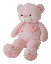 Creaciones Llopis Peluche Oso Valentin Rosa 100 Cm