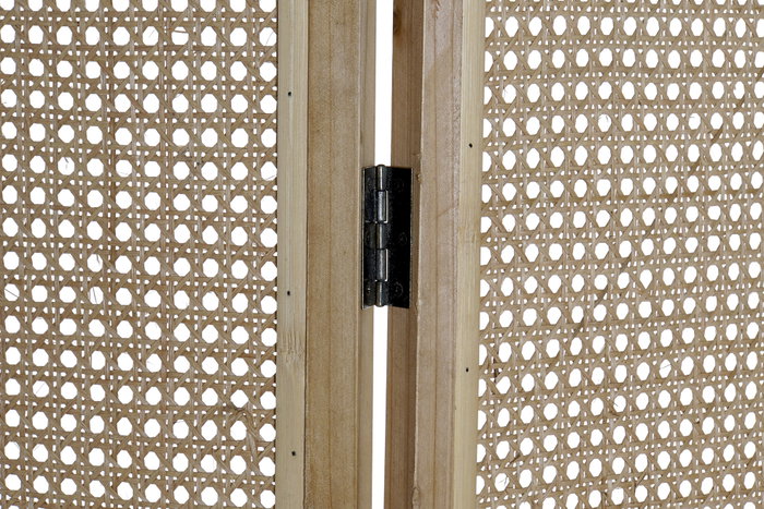 DKD Home Decor Biombo de Ratán 135x2x180 cm Marrón