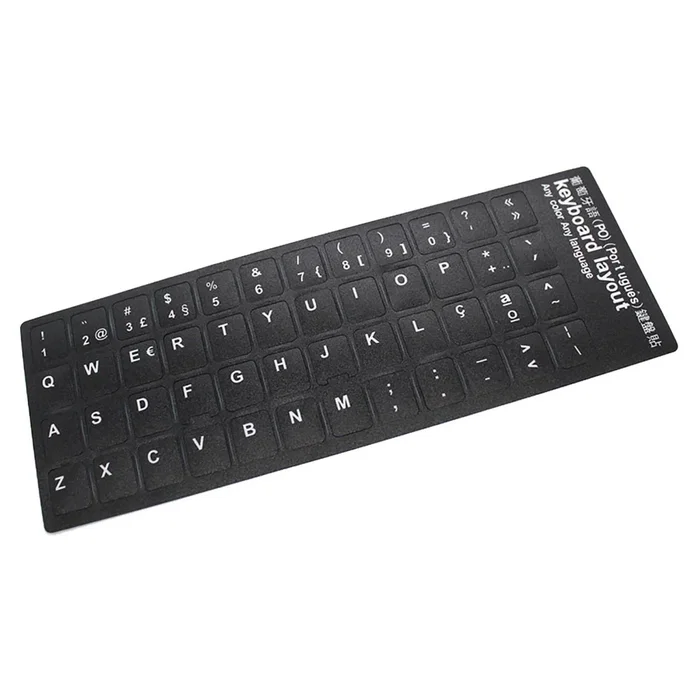 Generico Pegatina para convertir teclado en idioma portugués negro Generico Pegatina para convertir teclado en idioma portugués negro