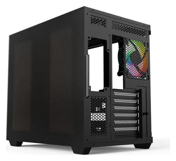 Redragon Vision ARGB GC-625-PRO Torre Gaming Middle Tower ATX Vidrio Templado ARGB 4 Ventiladores USB-C Negro