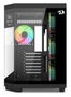 Redragon Vision ARGB GC-625-PRO Torre Gaming Middle Tower ATX Vidrio Templado ARGB 4 Ventiladores USB-C Negro