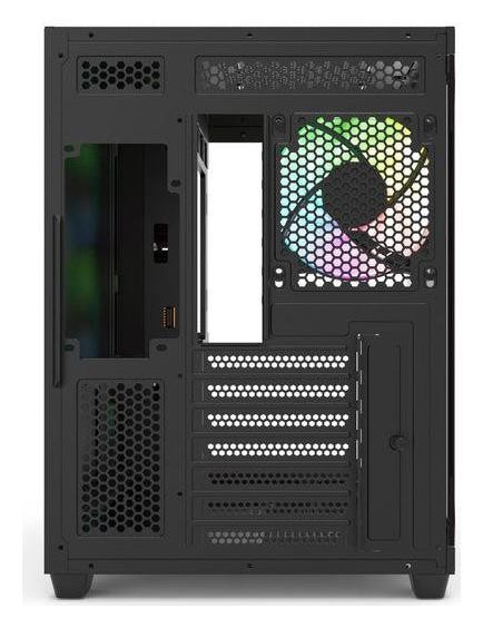 Redragon Vision ARGB GC-625-PRO Torre Gaming Middle Tower ATX Vidrio Templado ARGB 4 Ventiladores USB-C Negro