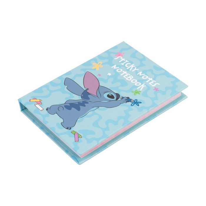 ERIK Cuaderno de notas adhesivas Stitch Disney A6, 11x15,5cm, Bloc de notas y 5 tipos de etiquetas adhesivas