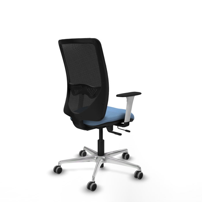 PIQUERAS Y CRESPO Silla de oficina Zulema con mecanismo Sincro/Traslack, Azul cielo y Negro PIQUERAS Y CRESPO Silla de oficina Zulema con mecanismo Sincro/Traslack, Azul cielo y Negro