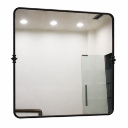 DKD Home Decor Espejo Negro 91 x 5 x 95 cm Hierro