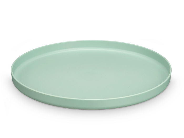Leknes Plato Llano 25 cm Diámetro Verde (Set de 24)