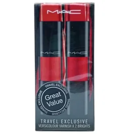 MAC Set Duo Versicolour Varnish Brillante de 2 piezas de 8.5 ml