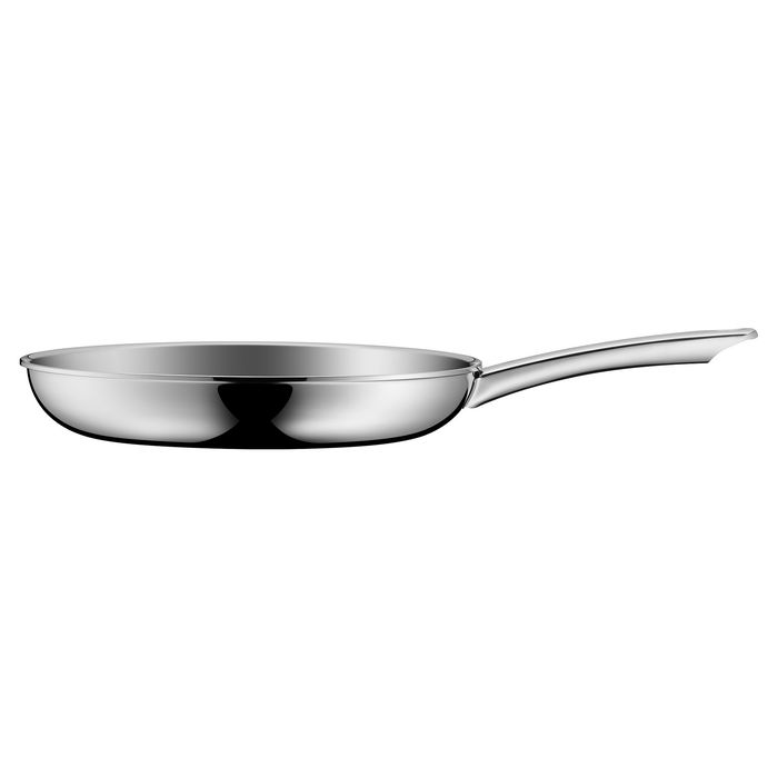 WMF Profi Resist Bratpfanne Sartén de 28 cm, Acero Inoxidable y Aluminio, para todo tipo de cocinas, Negro