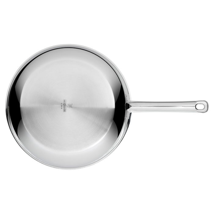 WMF Profi Resist Bratpfanne Sartén de 28 cm, Acero Inoxidable y Aluminio, para todo tipo de cocinas, Negro