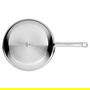 WMF Profi Resist Bratpfanne Sartén de 28 cm, Acero Inoxidable y Aluminio, para todo tipo de cocinas, Negro
