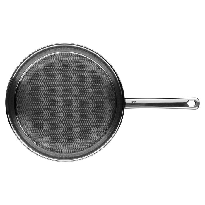 WMF Profi Resist Bratpfanne Sartén de 28 cm, Acero Inoxidable y Aluminio, para todo tipo de cocinas, Negro