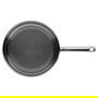 WMF Profi Resist Bratpfanne Sartén de 28 cm, Acero Inoxidable y Aluminio, para todo tipo de cocinas, Negro