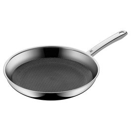 WMF Profi Resist Bratpfanne Sartén de 28 cm, Acero Inoxidable y Aluminio, para todo tipo de cocinas, Negro