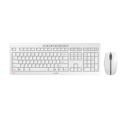 Cherry JD-8560EU-0 Set Teclado y Ratón STREAM DESKTOP RECHARGE Inalámbricos Blanco