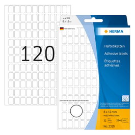 HERMA Etiquetas adhesivas 12,0 x 8,0 mm