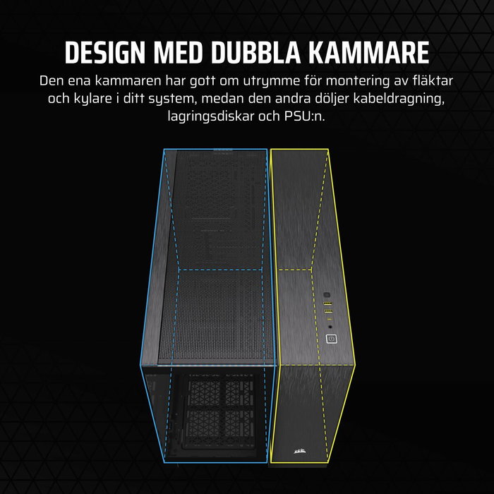 Corsair 2500X Caja de PC Midi Tower Negro/Obsidiana