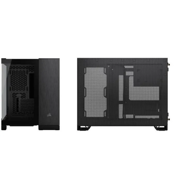 Corsair CC-9011287-WW Caja de PC 2500X mATX Aluminio Negro/Obsidiana