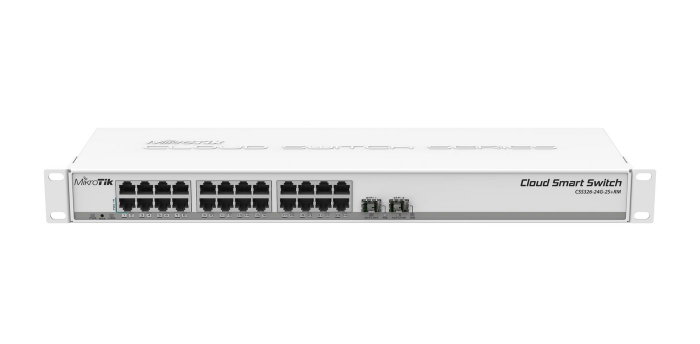 MikroTik CSS326-24G-2S+RM Switch de 24 Puertos Gigabit y 2 SFP+