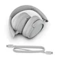 JLab Auriculares Inalámbricos Diadema JLab Lux ANC, Bluetooth 5.3, Cancelación de Ruido Activa (ANC), Circumaural, Blanco ieuhbjluxancrwht62