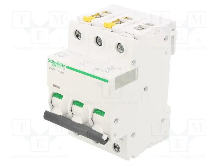 SCHNEIDER ELECTRIC Interruptor magnetotérmico ACTI9 iC60H 16A 3 Polos Curva B SCHNEIDER ELECTRIC Interruptor magnetotérmico ACTI9 iC60H 16A 3 Polos Curva B