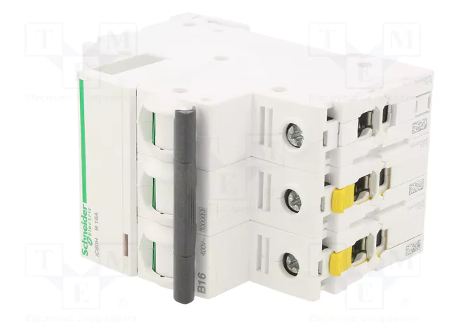 SCHNEIDER ELECTRIC Interruptor magnetotérmico ACTI9 iC60H 16A 3 Polos Curva B SCHNEIDER ELECTRIC Interruptor magnetotérmico ACTI9 iC60H 16A 3 Polos Curva B